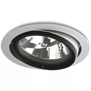 Image of Netlighting Round Recessed Downlight Aluminum G53 Bulb